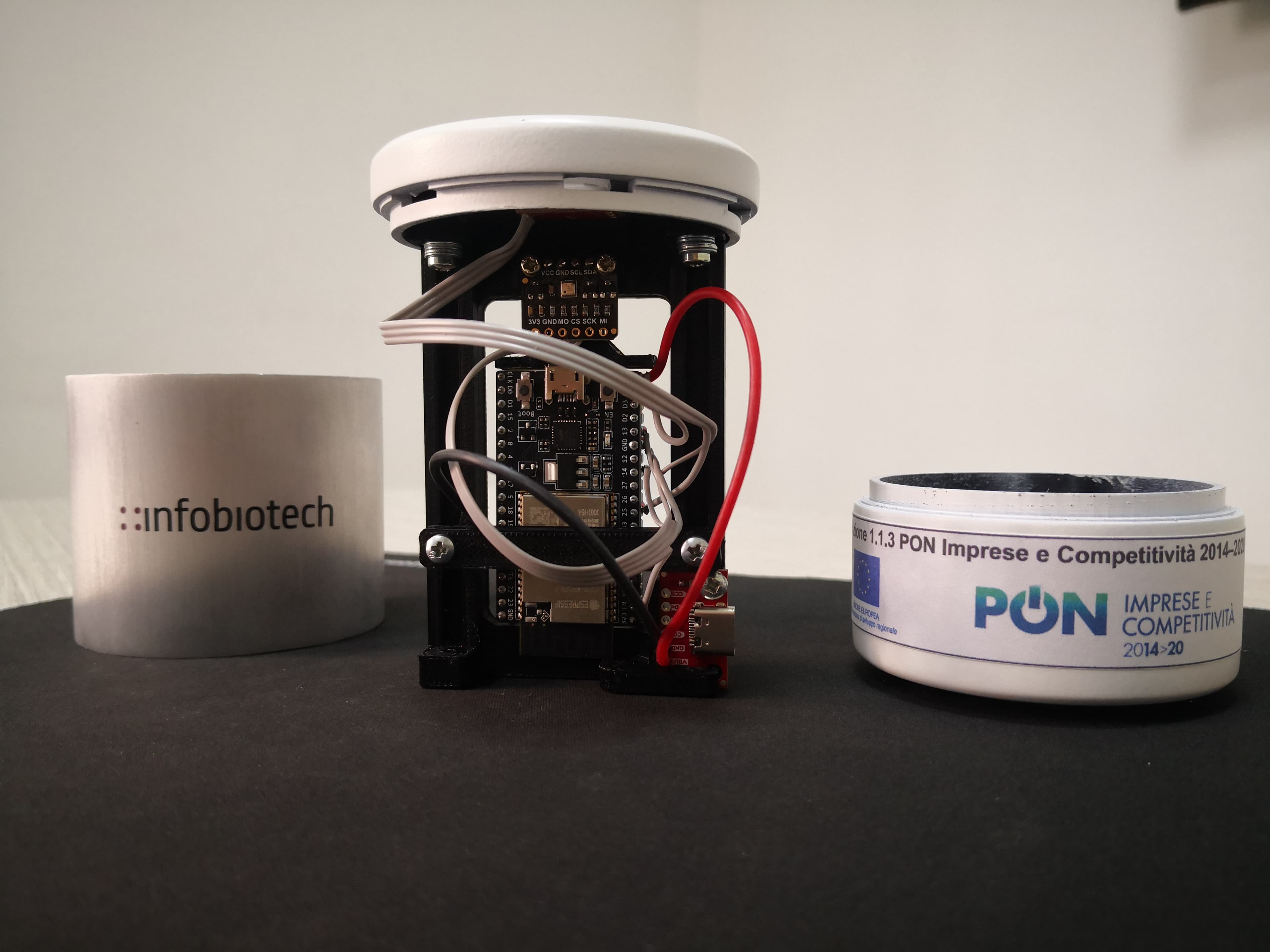 Elements of the “indoor” IoT agro-meteorological station